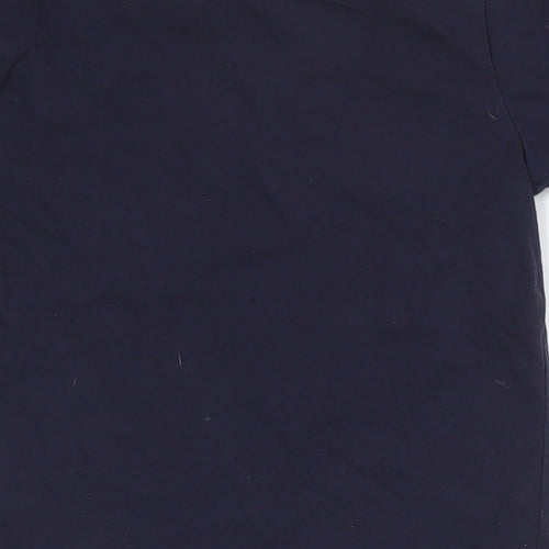 Primark Boys Blue  100% Cotton Basic T-Shirt Size 3-4 Years Round Neck Pullover