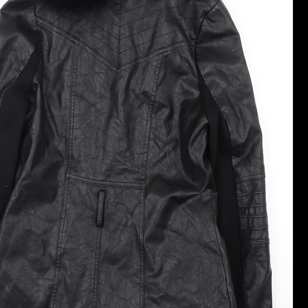 River Island  Womens Black   Jacket  Size 14  Zip