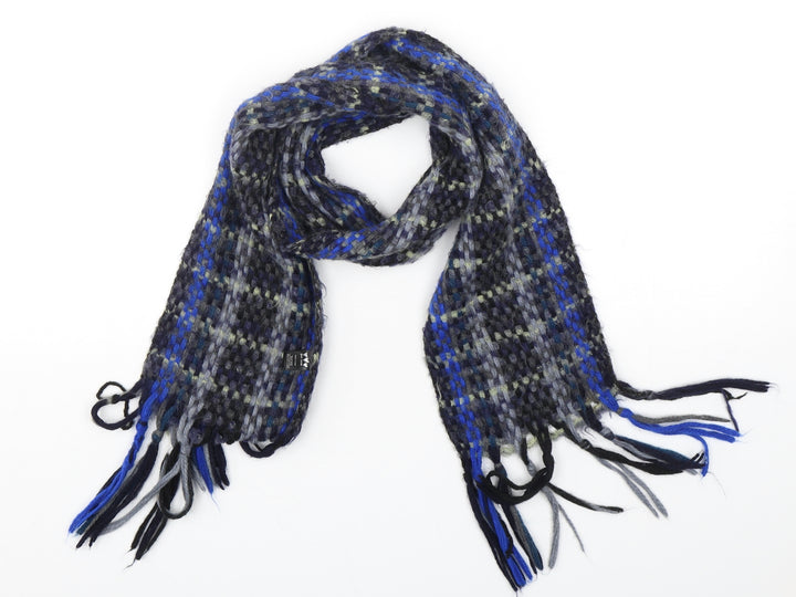 Per Una Womens Multicoloured Striped Acrylic Scarf