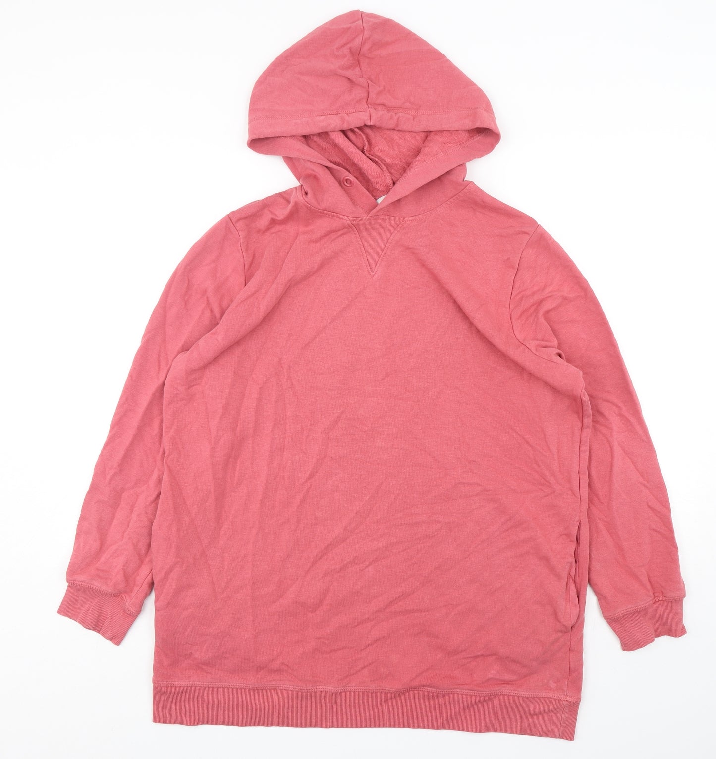 George Womens Pink  Cotton Pullover Hoodie Size 16  Pullover