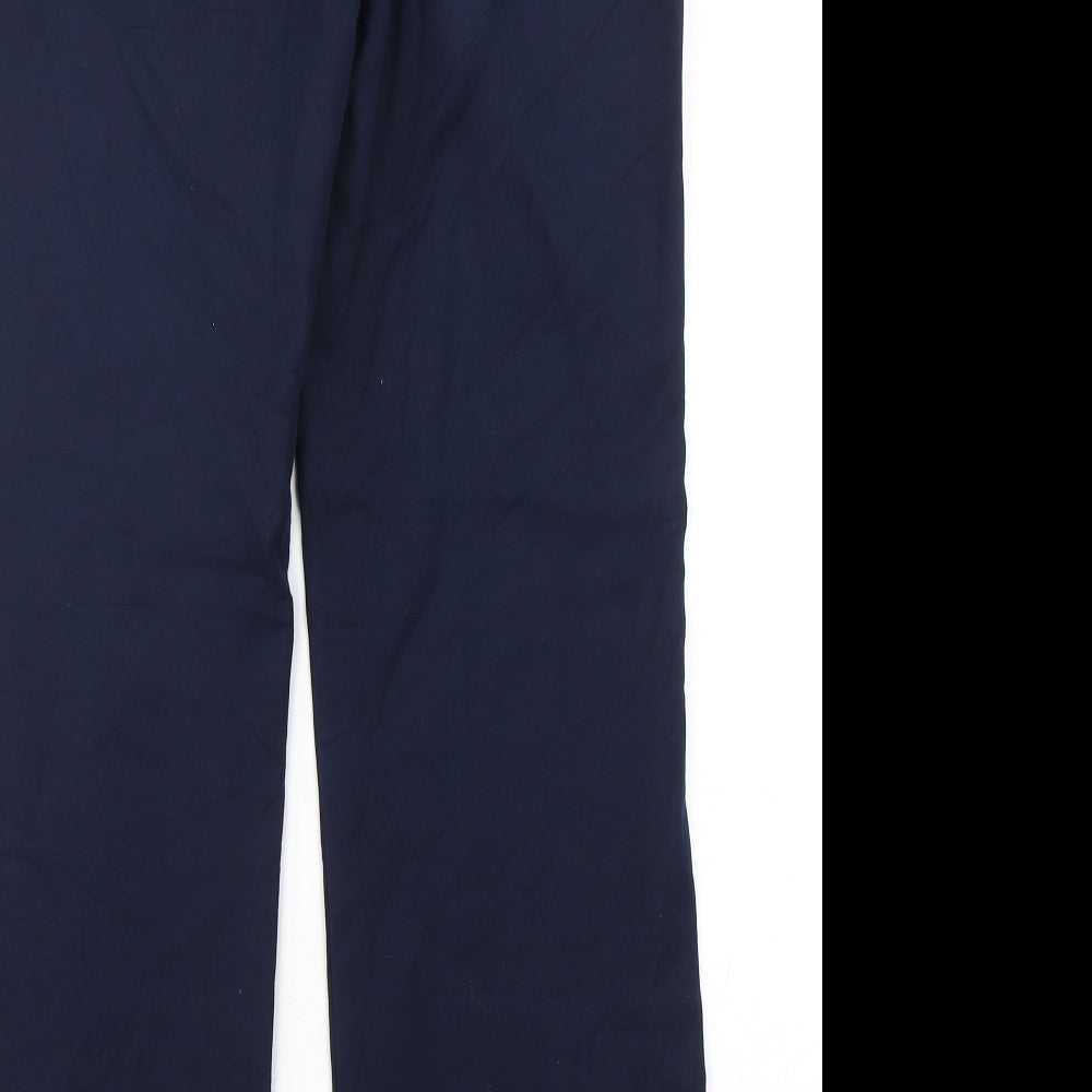 Ann Taylor  Womens Blue  Cotton Trousers  Size 6 L31 in Regular