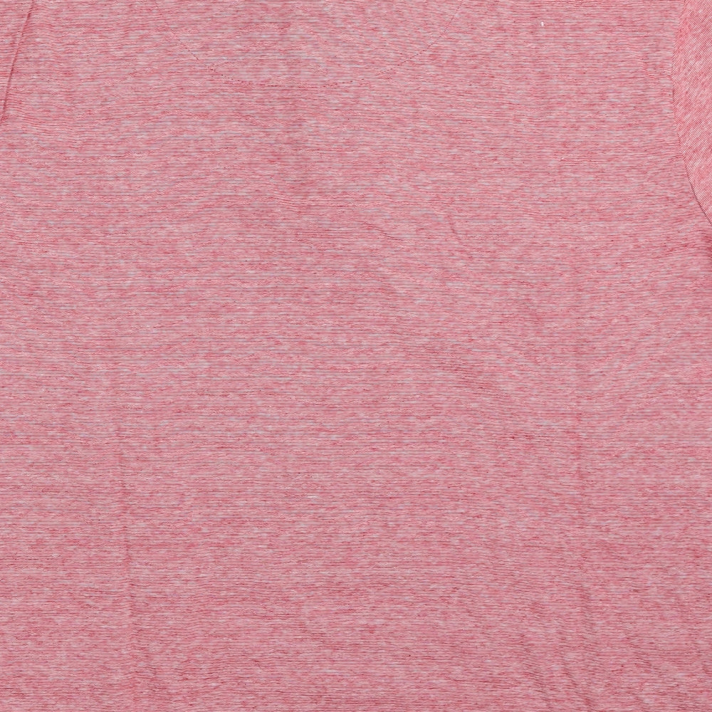 TU Mens Pink  100% Cotton  Polo Size XL Collared Button
