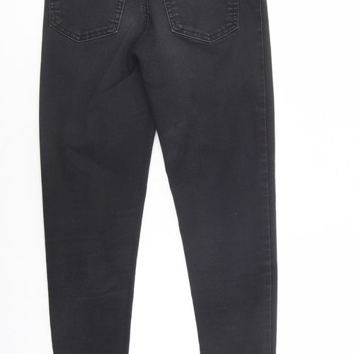 Marks and Spencer Womens Black  Cotton Jegging Jeans Size 8 L26 in Regular