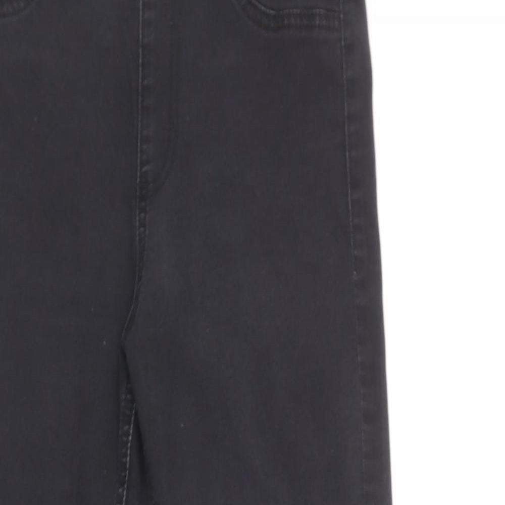 Marks and Spencer Womens Black  Cotton Jegging Jeans Size 8 L26 in Regular