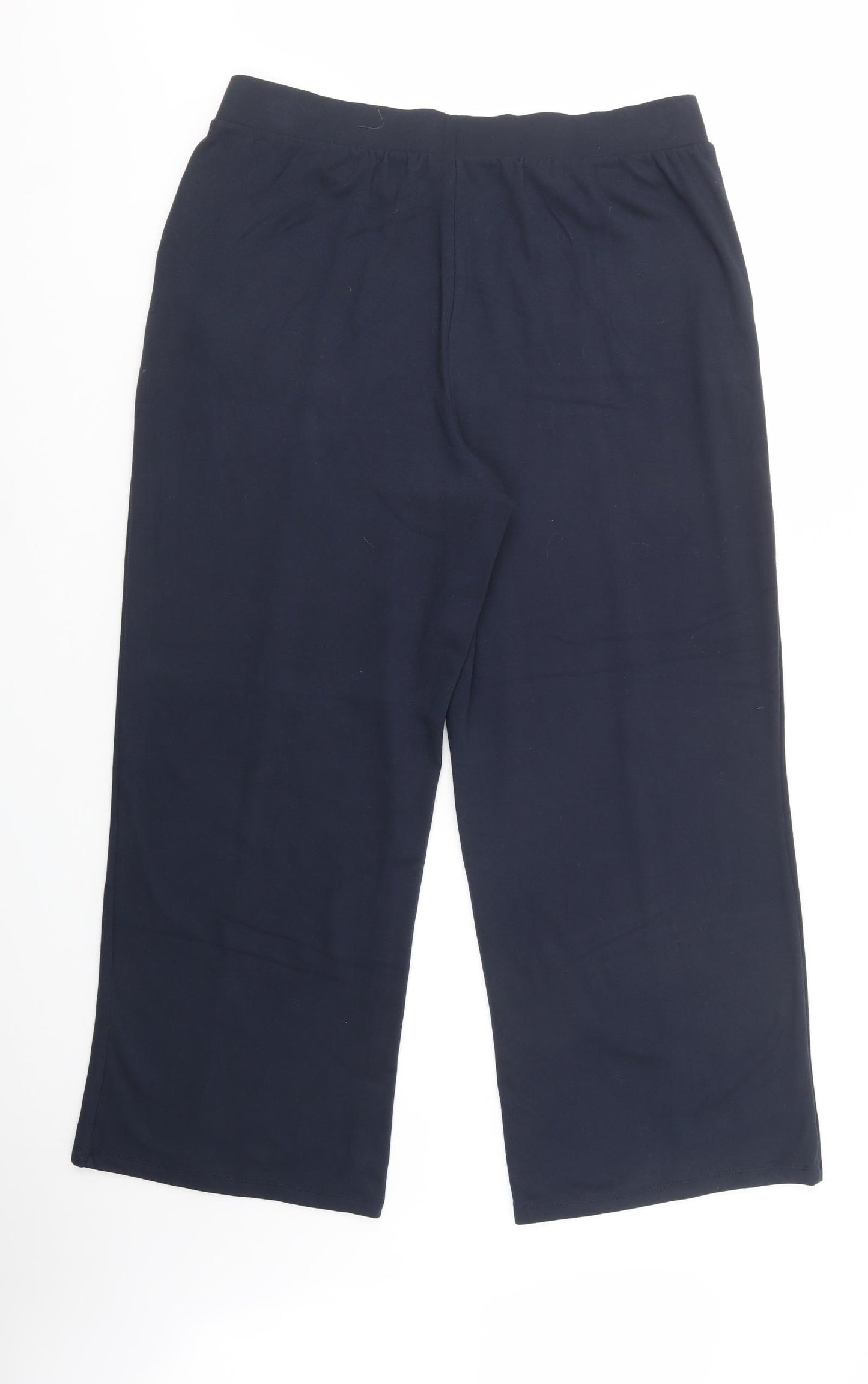 F&F Womens Blue  Polyester Jogger Trousers Size 18 L30 in Regular