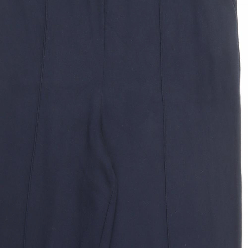 F&F Womens Blue  Polyester Jogger Trousers Size 18 L30 in Regular