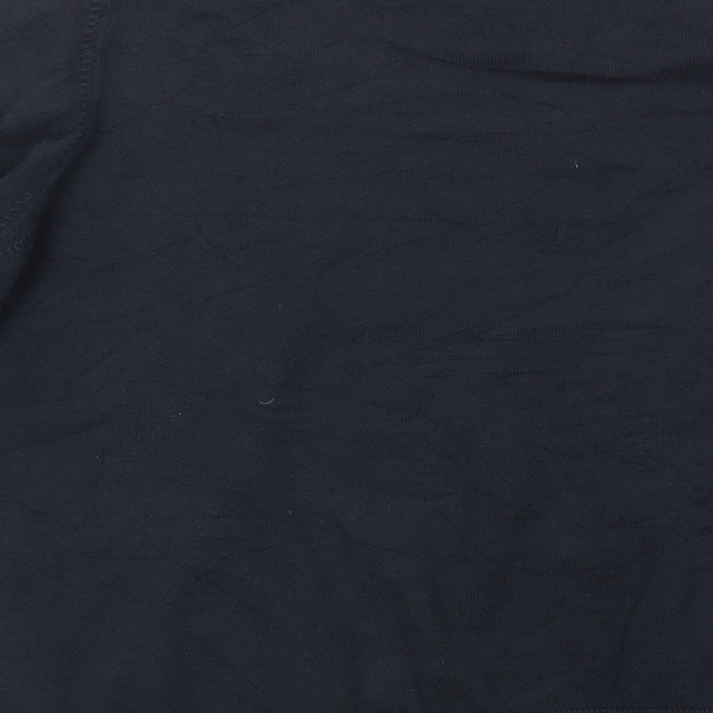 Marks and Spencer Mens Blue V-Neck Argyle/Diamond Cotton Pullover Jumper Size 2XL