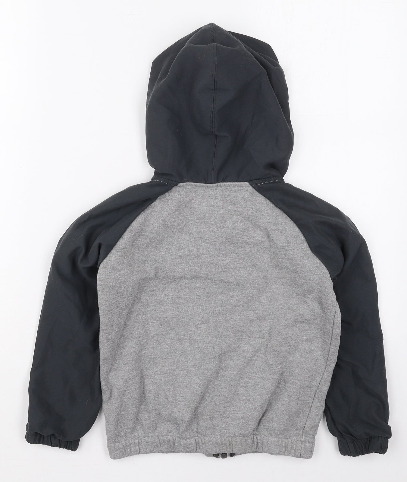 Converse Boys Grey  Cotton Full Zip Hoodie Size 6-7 Years  Zip