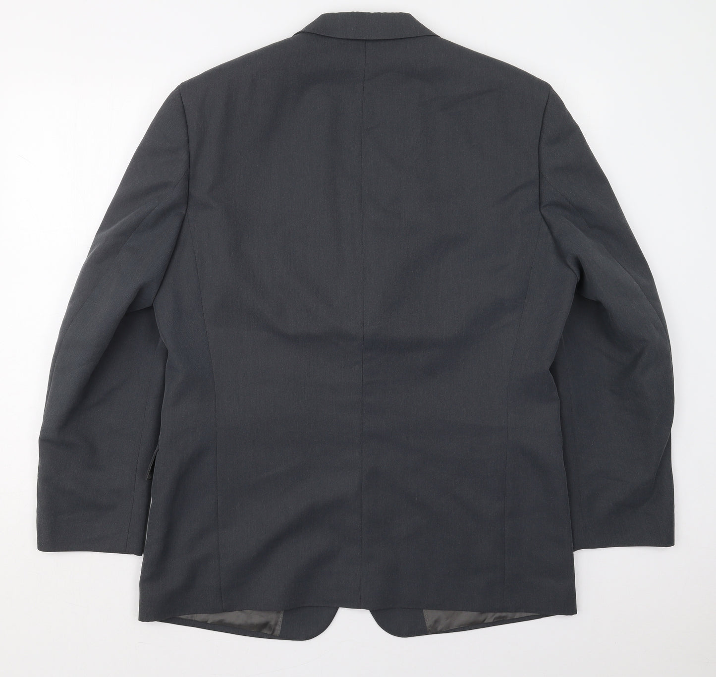 Eddy Taylor Mens Grey  Polyester Jacket Suit Jacket Size 42