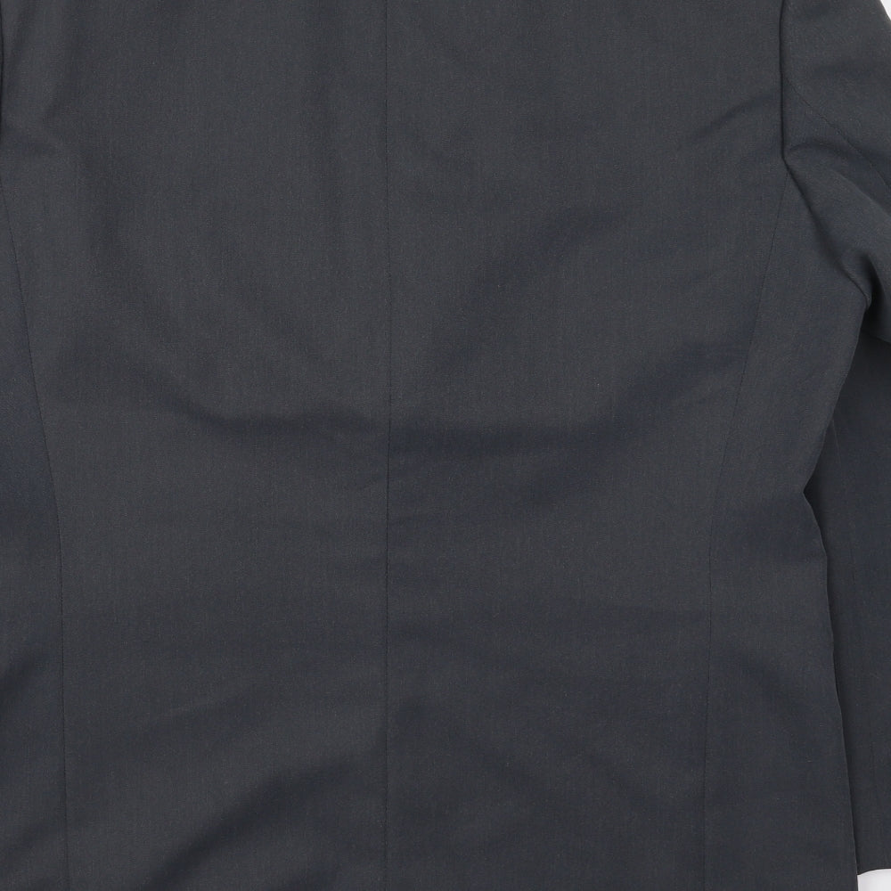 Eddy Taylor Mens Grey  Polyester Jacket Suit Jacket Size 42