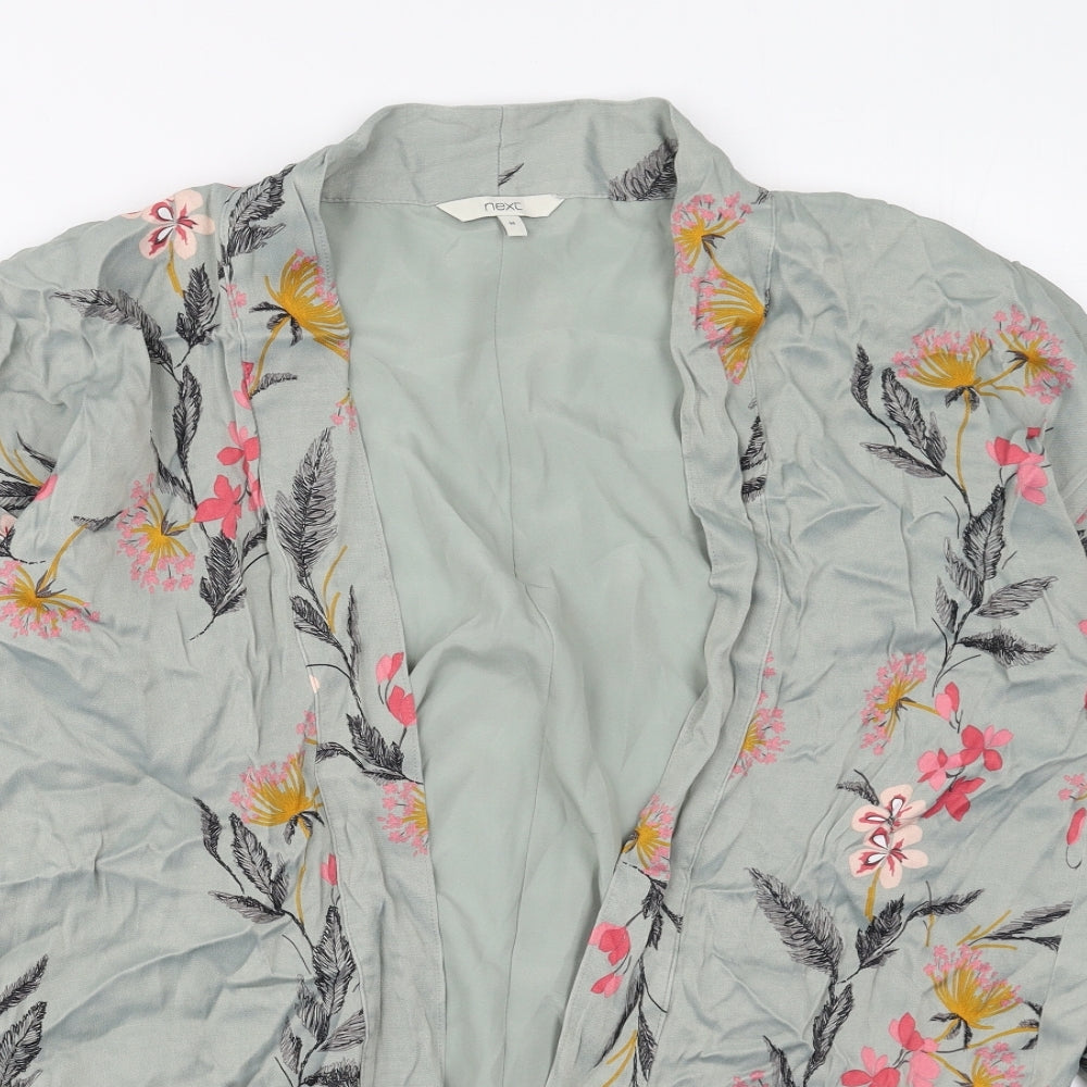 NEXT Womens Grey Floral  Jacket  Size M