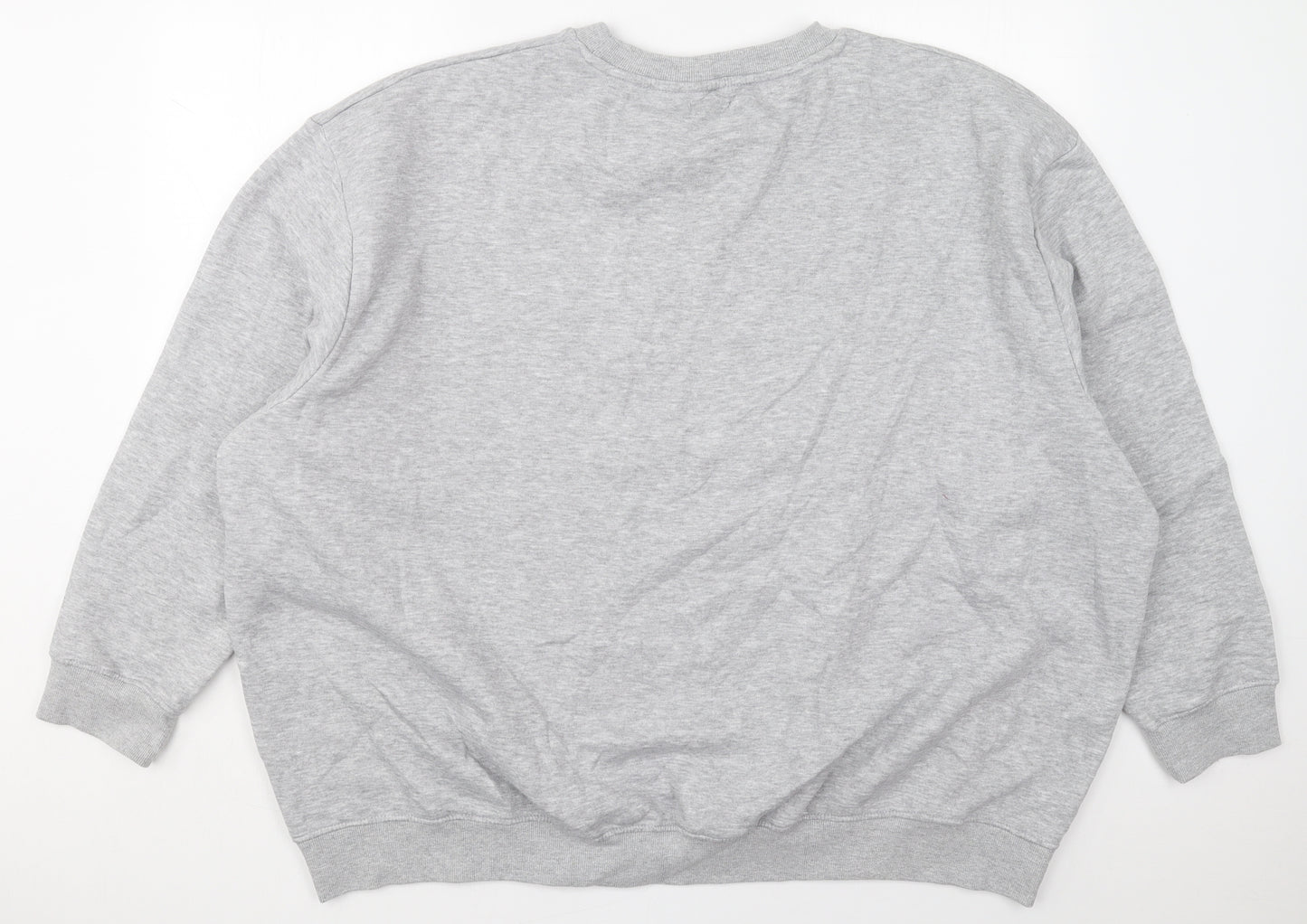 Boohoo Womens Grey  Cotton Pullover Sweatshirt Size XL  Pullover - Brooklyn NY