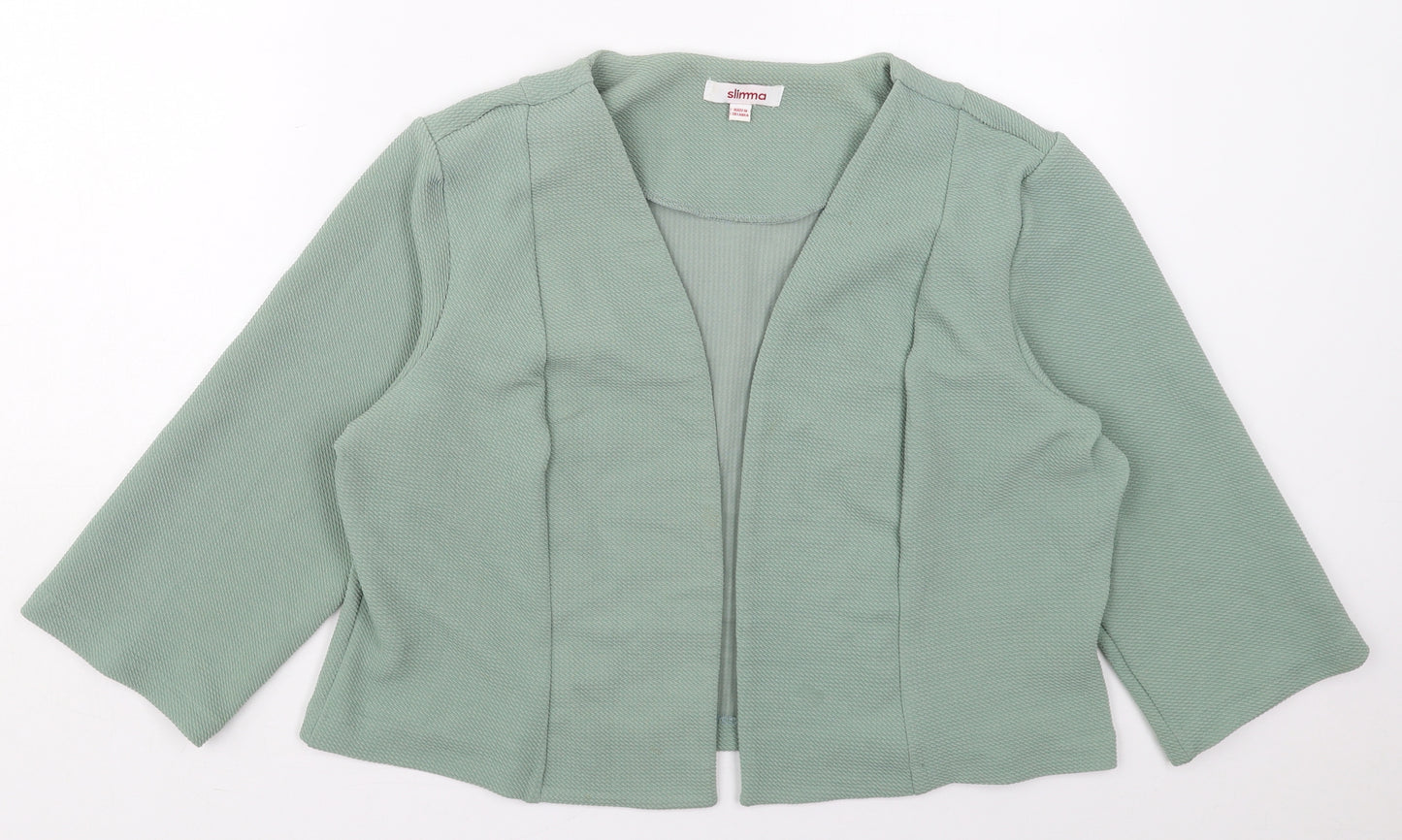 Slimma Womens Green   Jacket  Size 18