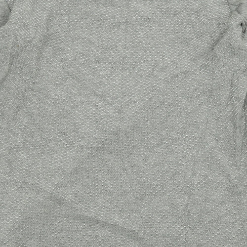 NXT Womens Grey Boat Neck  Cotton Pullover Jumper Size 12