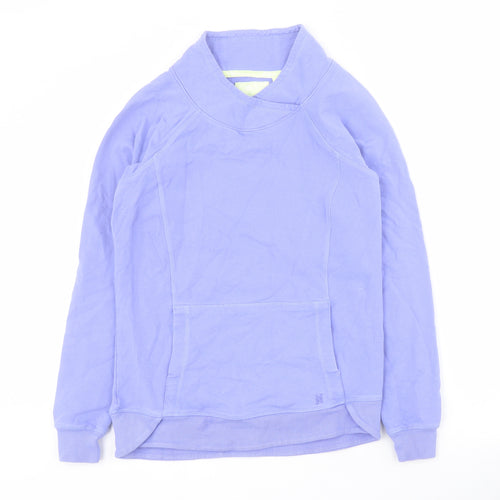 NEXT Womens Purple  Cotton Pullover Sweatshirt Size 6  Pullover