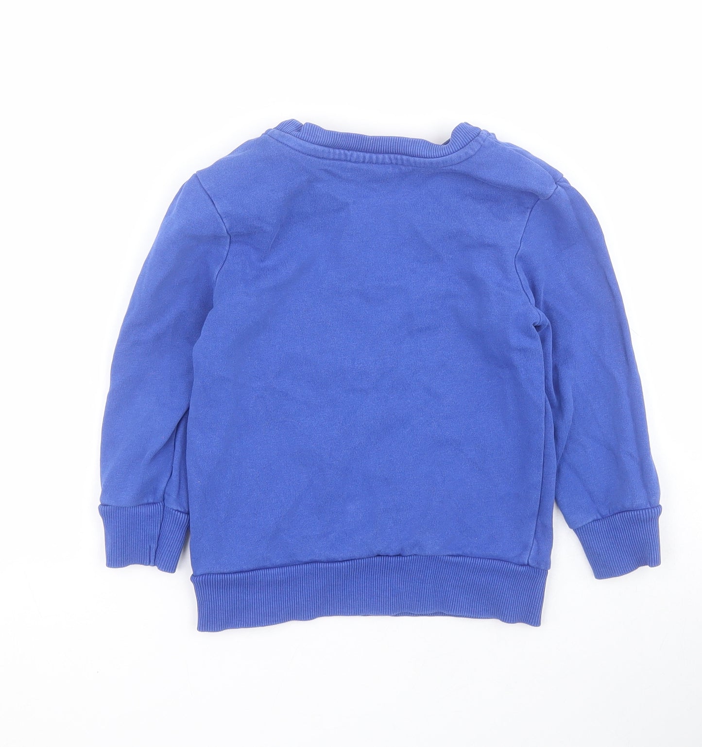 George Boys Blue  Cotton Pullover Sweatshirt Size 2-3 Years  Pullover - Spiderman