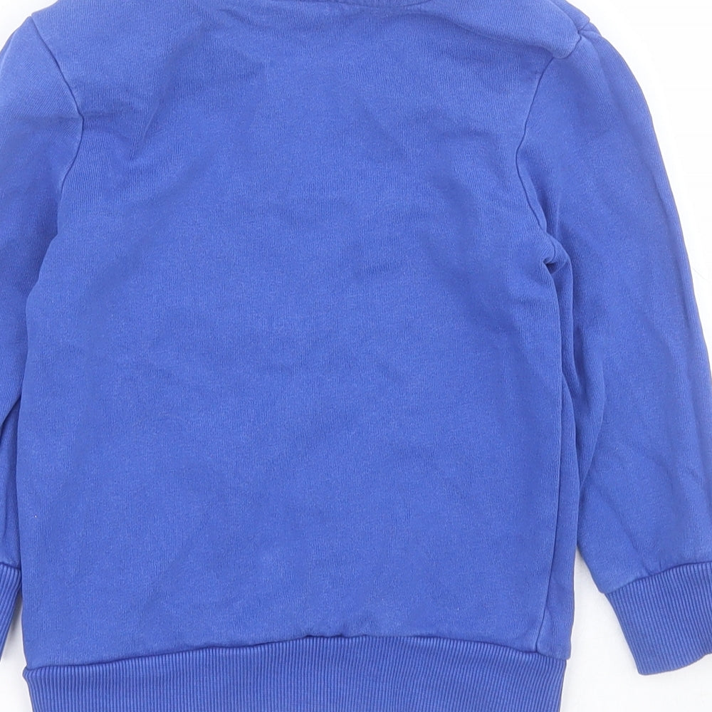 George Boys Blue  Cotton Pullover Sweatshirt Size 2-3 Years  Pullover - Spiderman