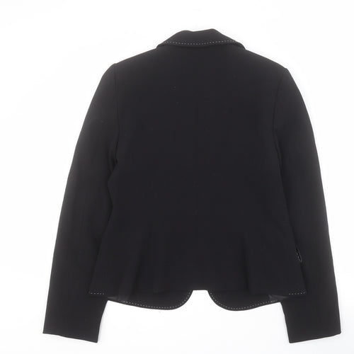 Dorothy Perkins Womens Black   Jacket Blazer Size 10  Button