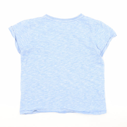 NEXT Boys Blue  100% Cotton Pullover T-Shirt Size 12 Years V-Neck Pullover