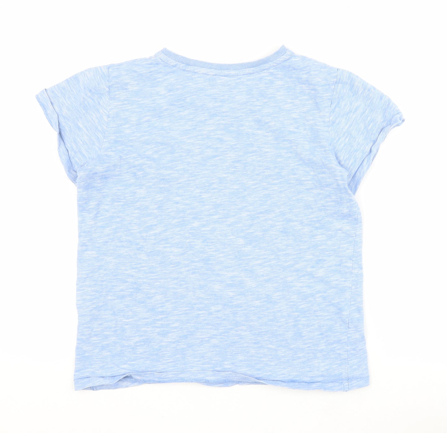 NEXT Boys Blue  100% Cotton Pullover T-Shirt Size 12 Years V-Neck Pullover