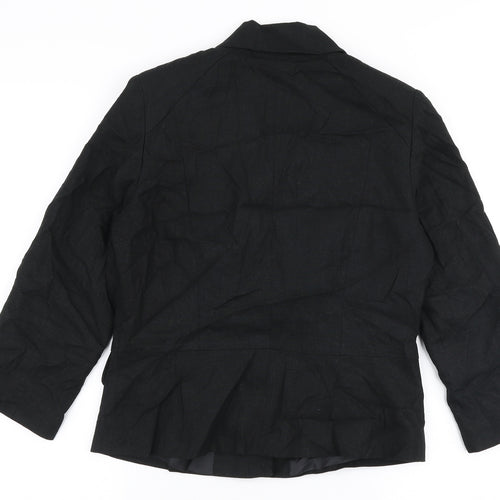 Autonomy Womens Black   Jacket Blazer Size 10  Button