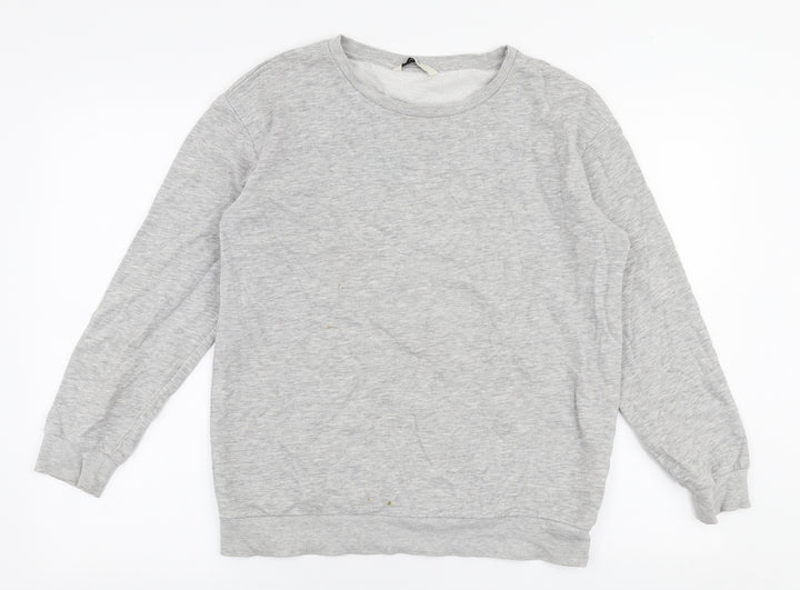 George Womens Grey  Cotton Pullover Sweatshirt Size 8  Pullover