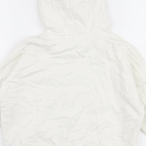 Marks and Spencer Girls White  Cotton Pullover Hoodie Size 7-8 Years  Pullover - Space jam