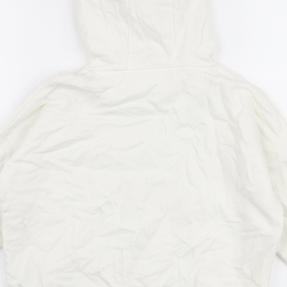 Marks and Spencer Girls White  Cotton Pullover Hoodie Size 7-8 Years  Pullover - Space jam