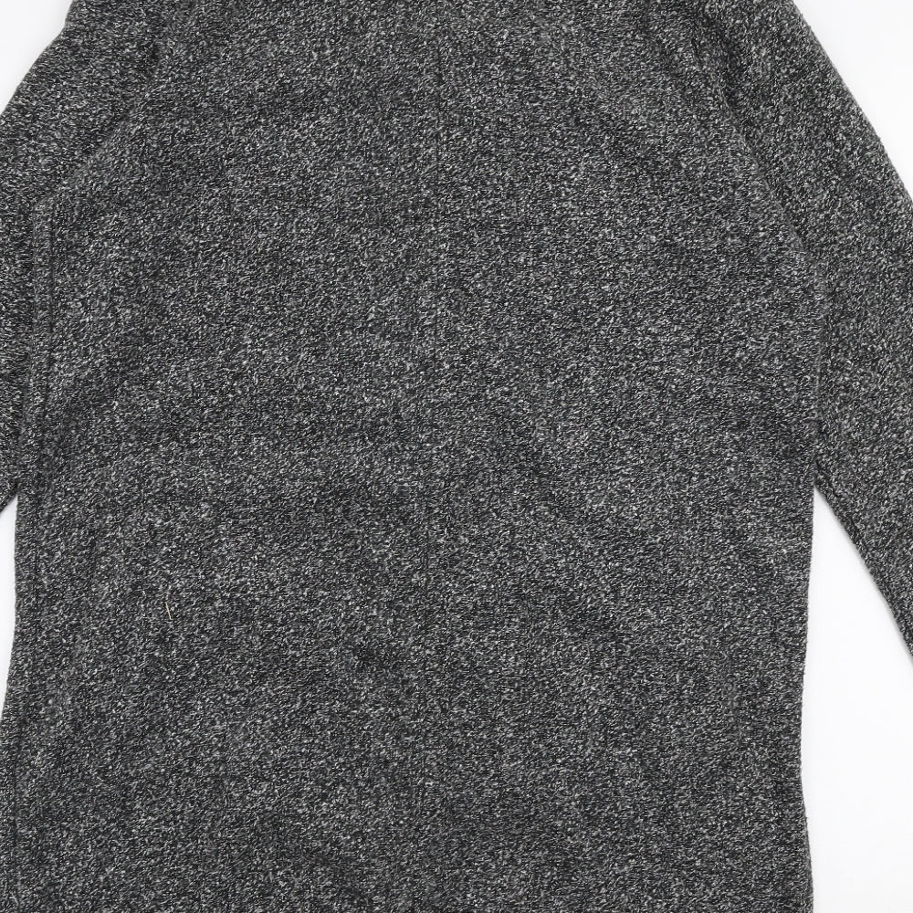 NEXT Womens Grey   Overcoat Coat Size 12  Button
