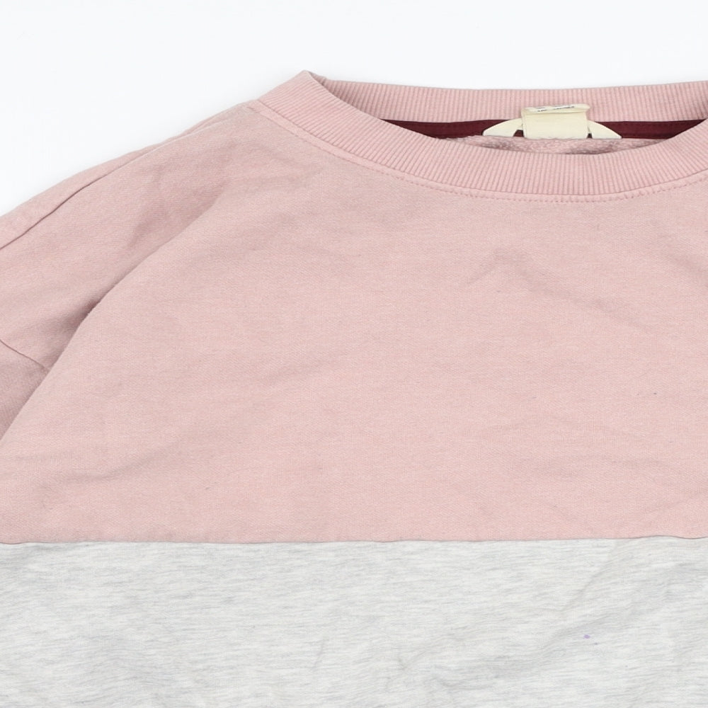 H&M Girls Multicoloured  Cotton Pullover Sweatshirt Size 11-12 Years  Pullover