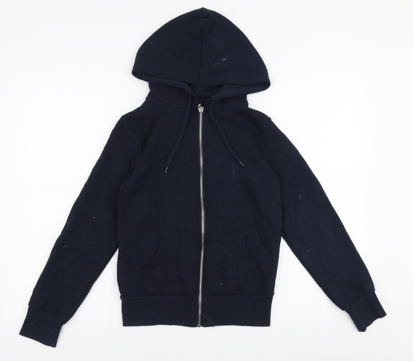 Atmosphere Womens Blue  Polyester Full Zip Hoodie Size 6  Zip