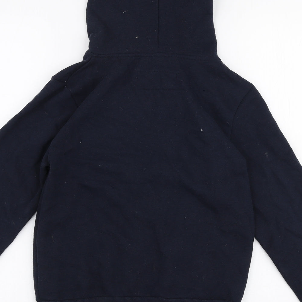 Atmosphere Womens Blue  Polyester Full Zip Hoodie Size 6  Zip