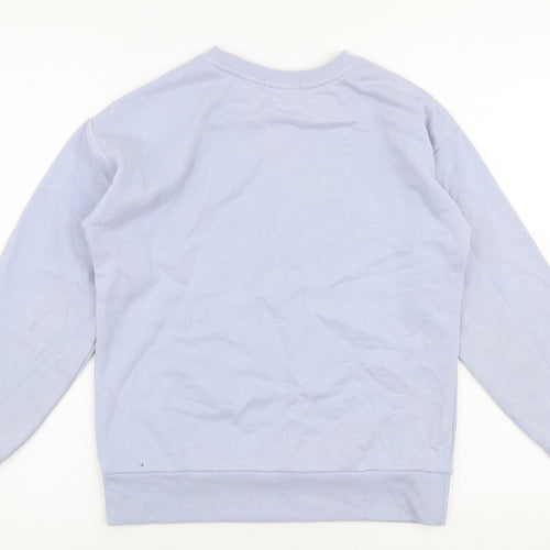 Primark Girls Purple  Cotton Pullover Sweatshirt Size 11-12 Years  Pullover - Love