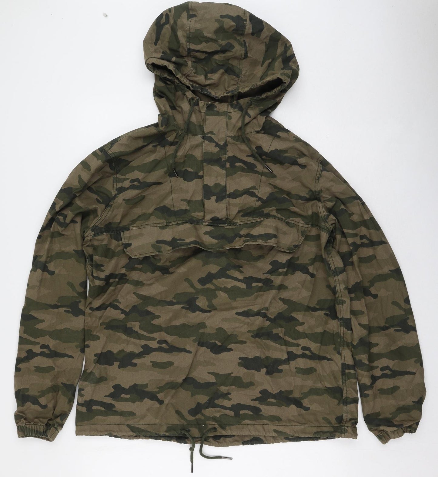 Divided Mens Brown Camouflage  Jacket  Size L