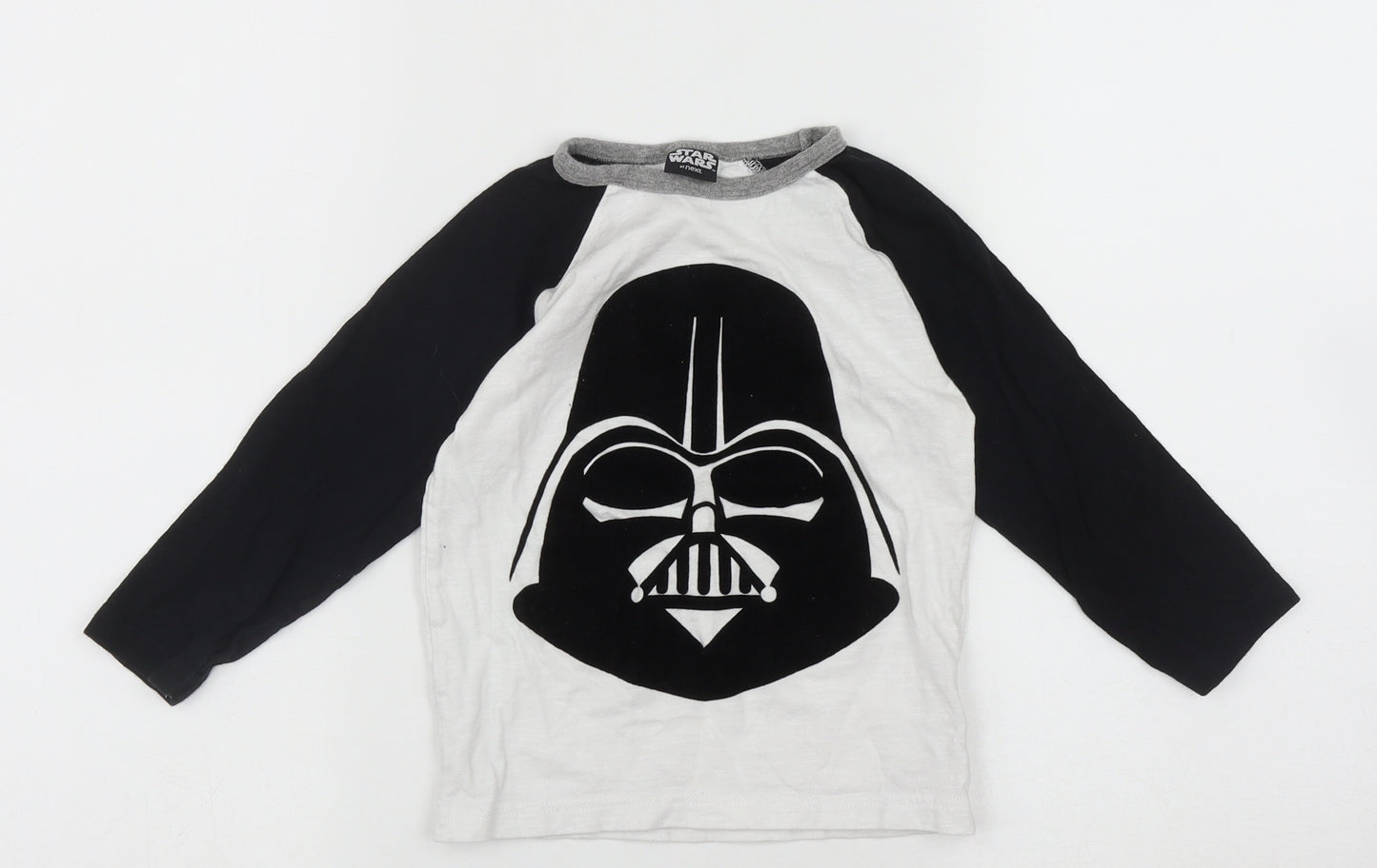 NEXT Boys Multicoloured Colourblock Cotton Basic Casual Size 2-3 Years Round Neck  - STAR WARS
