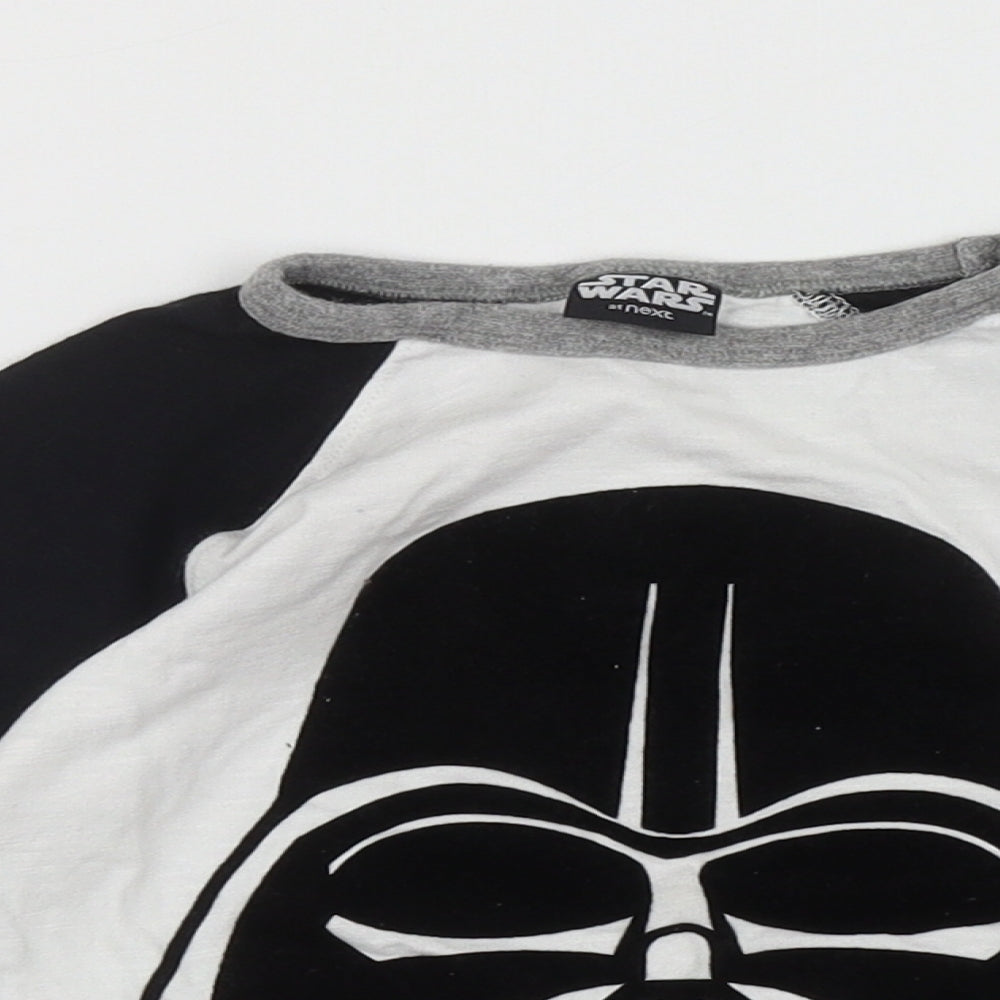 NEXT Boys Multicoloured Colourblock Cotton Basic Casual Size 2-3 Years Round Neck  - STAR WARS