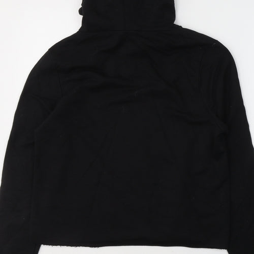 ASOS Womens Black  Cotton Pullover Hoodie Size 8  Pullover