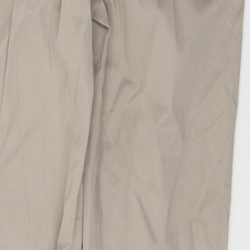 Warehouse Womens Beige  Cotton Skinny Jeans Size 8 L26 in Regular Buckle