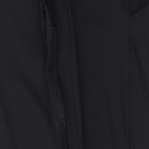 WORKOUT Womens Black  Polyester Pedal Pusher Leggings Size XS L27 in Regular Pullover