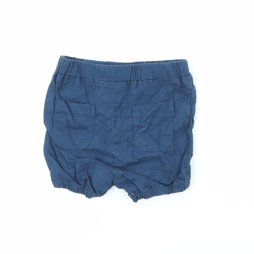 NEXT Baby Blue  Cotton Cropped Trousers Size 3-6 Months   - Shorts