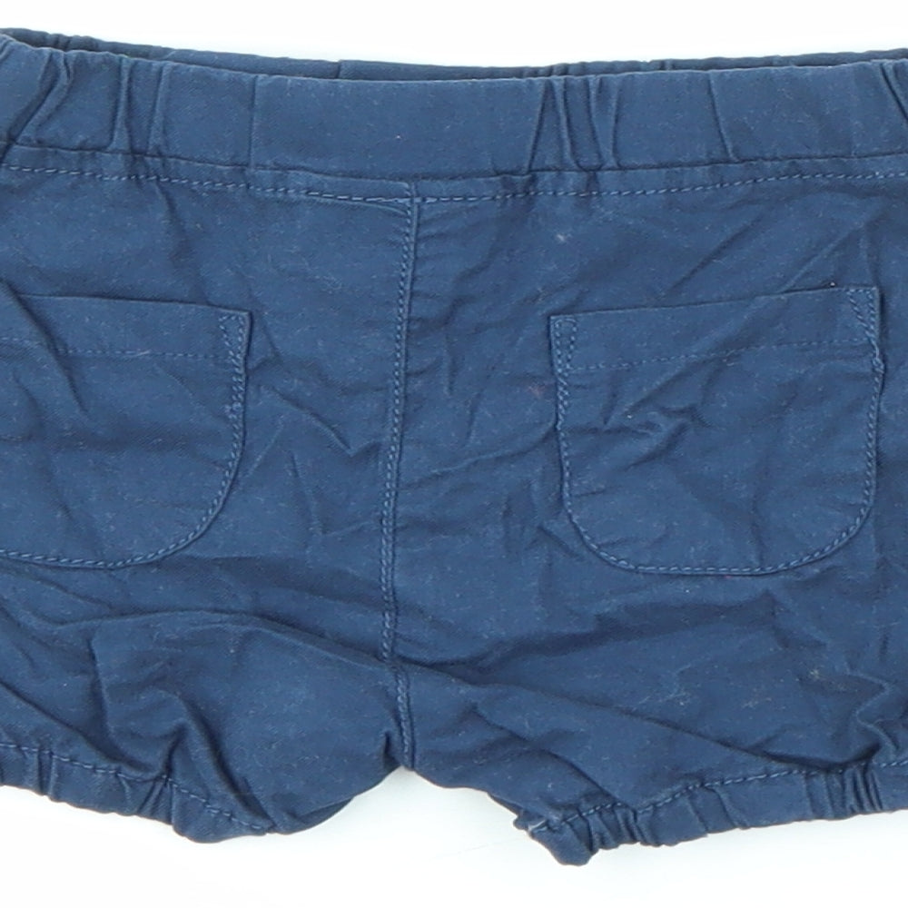 NEXT Baby Blue  Cotton Cropped Trousers Size 3-6 Months   - Shorts