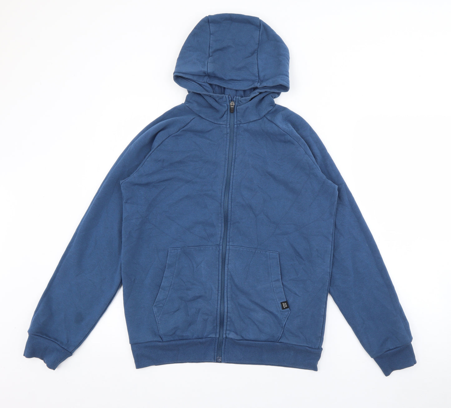 NEXT Boys Blue  Cotton Full Zip Hoodie Size 14 Years  Zip