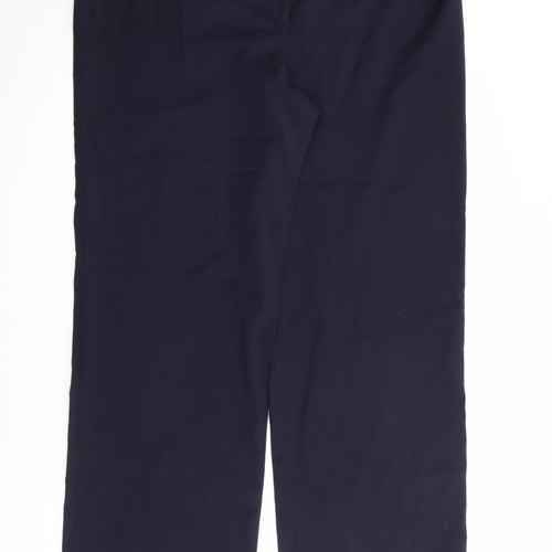Brook Taverner Womens Black  Polyester Trousers  Size 18 L29 in Regular