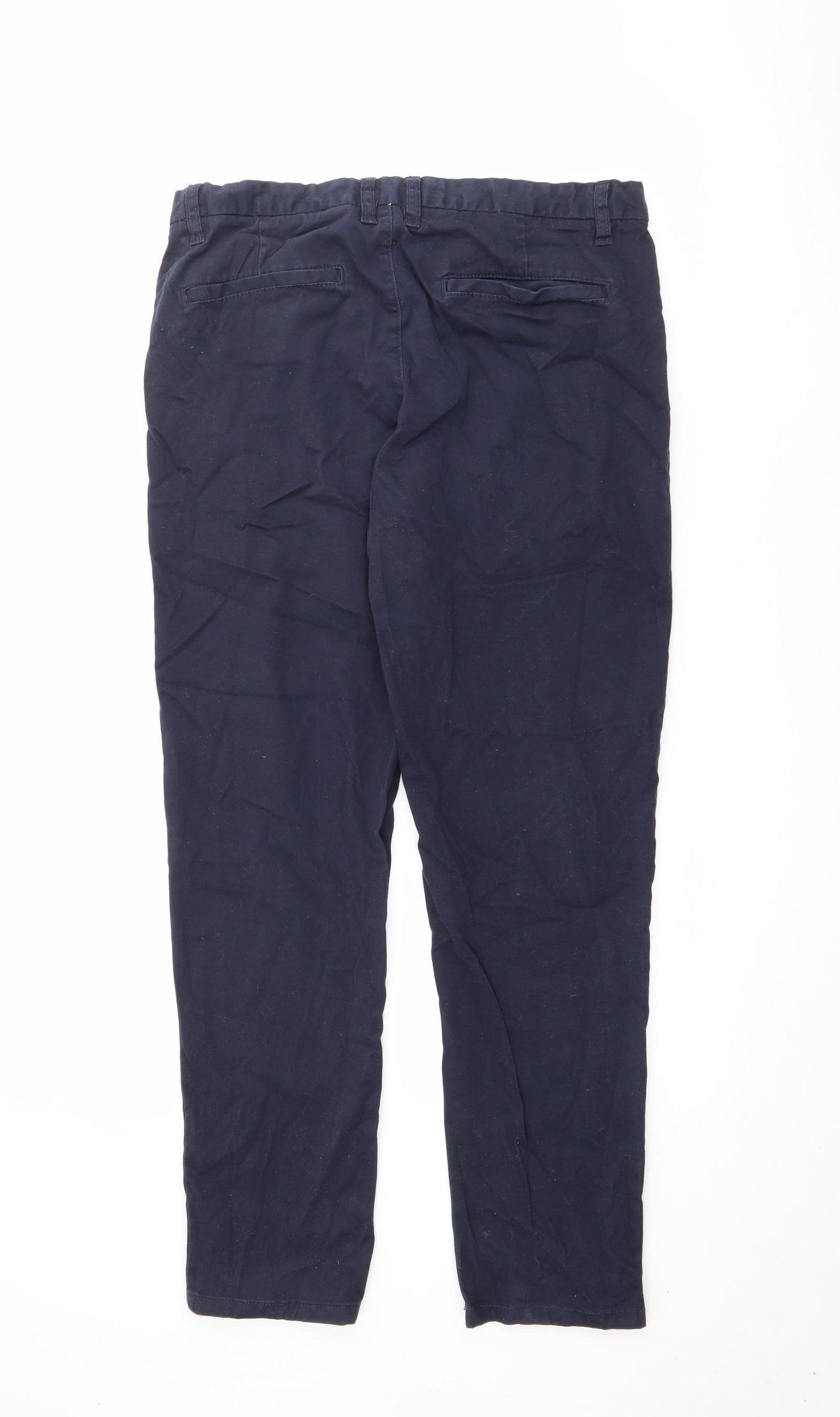 Primark Mens Blue  Cotton Trousers  Size 32 L20 in Regular