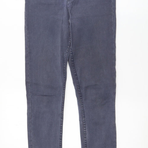New Look Womens Blue  Polyester Skinny Jeans Size 10 L28 in Regular