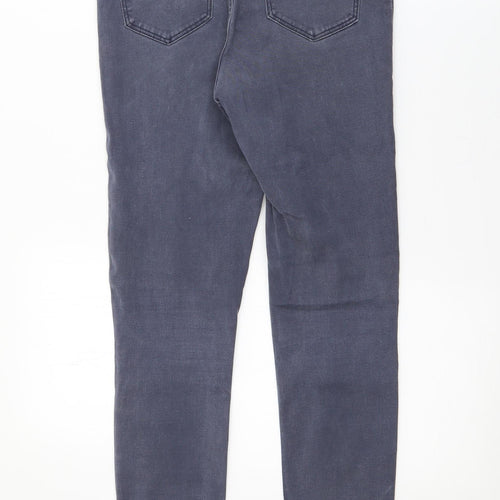 New Look Womens Blue  Polyester Skinny Jeans Size 10 L28 in Regular