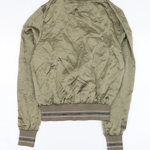 Jeffrey Rogers Womens Green   Jacket  Size 10  Zip