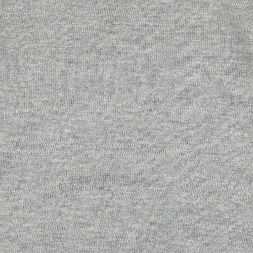 George Womens Grey Round Neck  Acrylic Pullover Jumper Size L   - Christmas