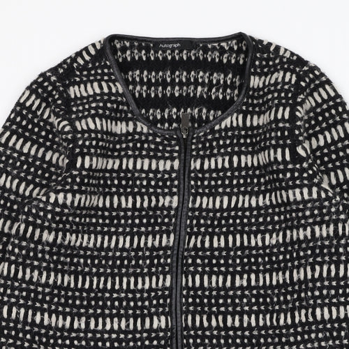 Autograph Womens Black   Jacket  Size 14  Zip