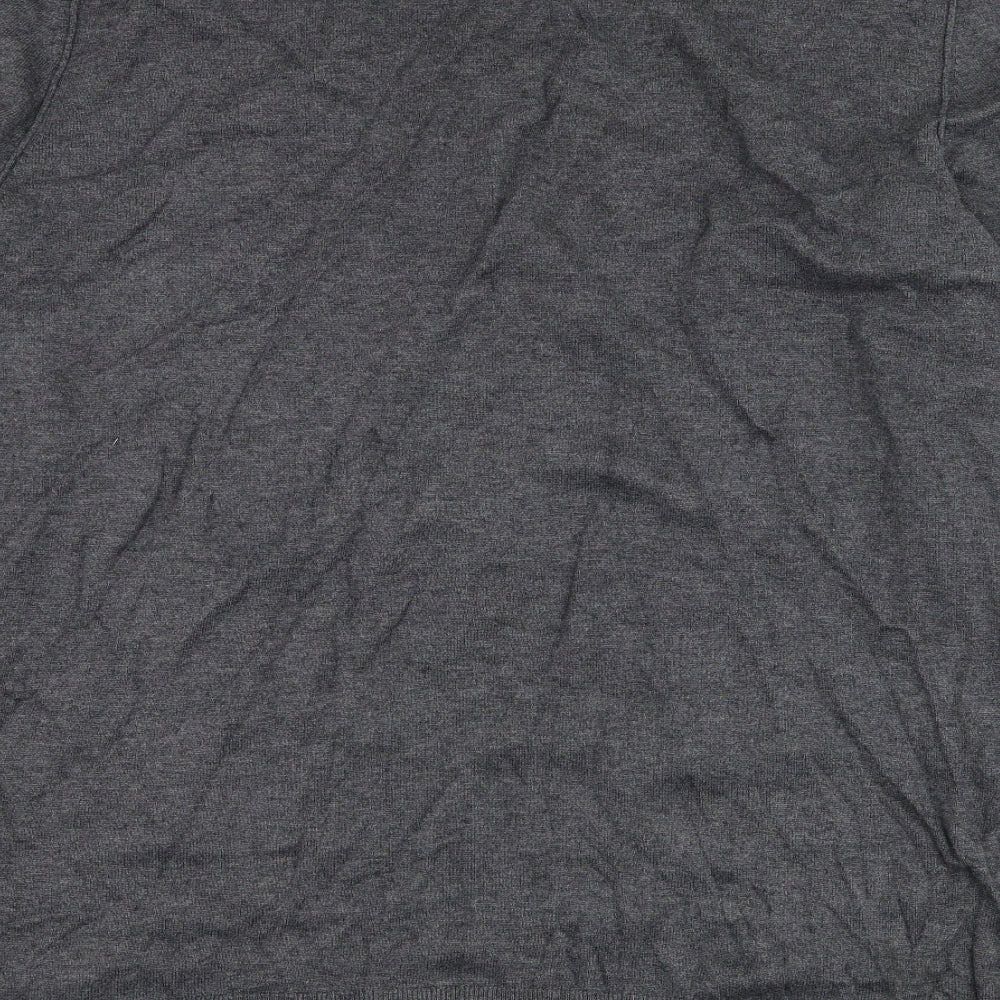 HUGO BOSS Mens Grey Round Neck  Cotton Pullover Jumper Size 3XL
